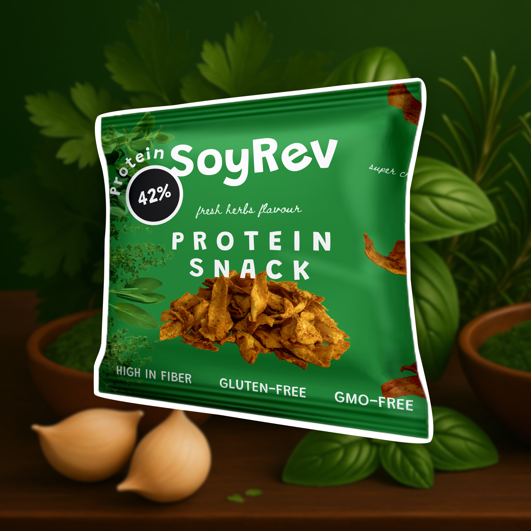 Fresh Herbs - SoyRev -  42g de Protéines | Faible en glucides et lipides