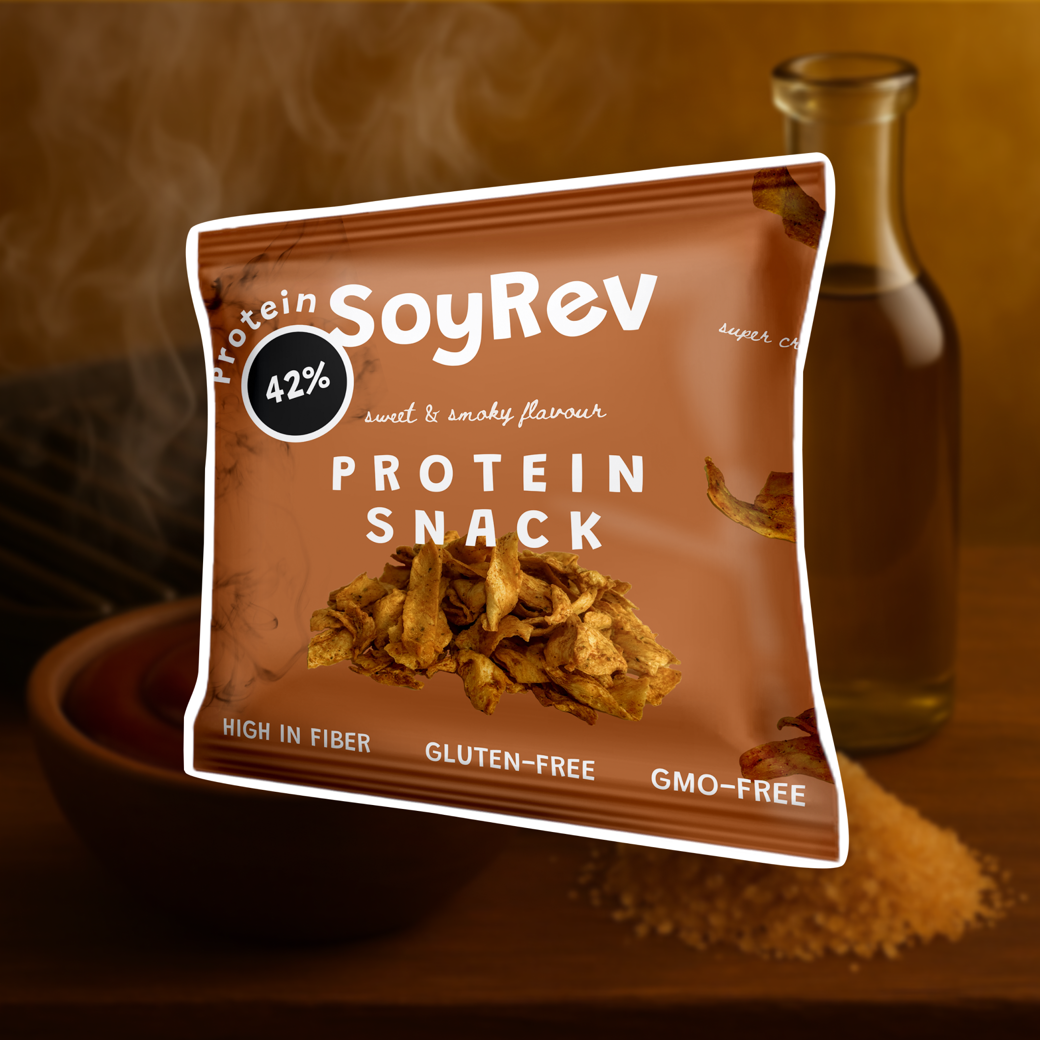 Sweet & Smoky - SoyRev - 42g de Protéines | Faible en glucides et lipides